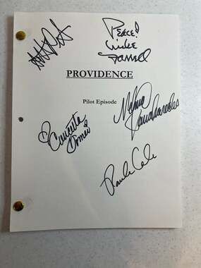 Providence TV Series Pilot Episode Autographed Script w COA